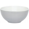 Ambition Porcelánová šalátová misa Linea sivá 15 cm