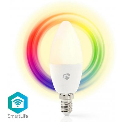 Nedis SMART LED žiarovka WIFILC11WTE14, E14, farebná biela + záruka 3 roky zadarmo