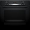 Bosch Séria 4 Zabudovateľná rúra s prídavnou parou 60 x 60 cm čierna HQA574BB3