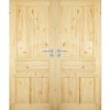ArchoD - Dvojkrídlové drevené dvere sukaté z borovice SK