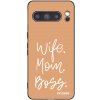 Picasee silikonový černý obal pro Google Pixel 8 Pro - Boss Mama
