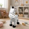 Plyšová zebra Safari 33 cm (Mäkká plyšová zebra pre deti na hranie aj ako dekorácia do detskej izby)