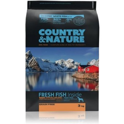 Country & Nature Oceánske biele ryby bez obilnín a veľkých 3 kg