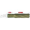 Karnasch 201650060 | Jadrový vrták 60 mm, HARD-LINE 80 upnutie WELDON 19