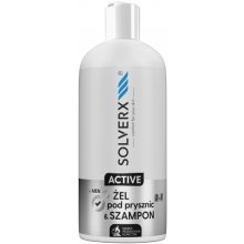 SOLVERX Aktívny sprchový gél a šampón 2 v 1 pre mužov 400 ml