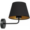 Luminex Nástenná lampa ARDEN 1xE27/60W/230V čierna/zlatá LU3500 + záruka 3 roky zadarmo