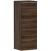 Hansgrohe Xelu Q Bočná skrinka 40x107x35 cm, 1 dvierka, pánty vľavo, tmavý orech/chróm 54130000-HG
