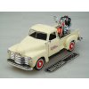Chevrolet 3100 Pickup 1950 + Harley-Davidson FLSTS Heritage Springer 2001 (sběratelský model, určeno pouze k vystavení)
