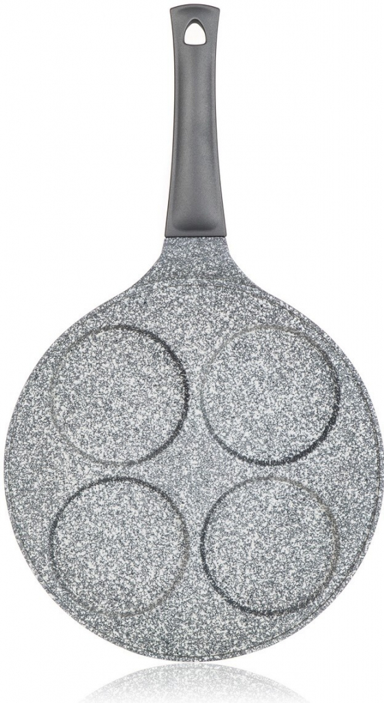 Banquet Pánev na 4 lívance s nepřilnavým povrchem Granite Grey 26 cm