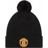 Detská zimná čiapka New Era, WORDMARK BOBBLE BEANIE MANCHESTER UNITED čierna,žltá,červená YTH