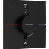 Hansgrohe ShowerSelect Comfort E - Termostat pod omietku pre 2 spotrebiče, čierna matná 15572670