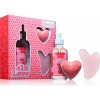IDC INSTITUTE In Love masážny olej 120 ml + bomba do kúpeľa 50 g + masážna pomôcka 1 ks