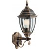 Redo Redo 9604 - Vonkajšia nástenná lampa SEVILLA 1xE27/42W/230V IP44 zlatá/patina UN1579 + záruka 3 roky zadarmo