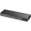 Zyxel GS1920-24v2, 28-port Gigabit WebManaged switch: 24x Gigabit metal + 4x Gigabit combo (metal/SFP), IPv6
