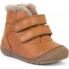 Froddo Detské zimné topánky Flexible PAIX UP WINTER Cognac G2110143-5 hnedá