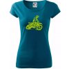 Crosska zelená - Dámske tričko Pure - XL ( Petrolejová )