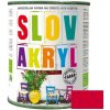 SLOVAKRYL VODOURIEDITEĽNÉ AKRYLOVÉ FARBY NA DREVO, KOV A BETÓN ČERVENÁ 0,75KG