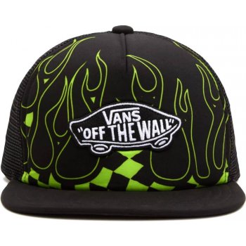 VANS BY CLASSIC PATCH TRUCKER PLUS BOYS LIME GREEN/BLACK