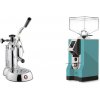 La Pavoni Stradivari Lusso + Eureka Mignon Specialita, CR tiffany blue