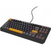 Genesis herní klávesnice THOR 230/TKL/RGB/Outemu Red/Drátová USB/US layout/Anchor Positive Šedá NKG-2081