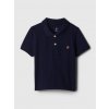 Tmavomodré detské polo tričko GAP čierna