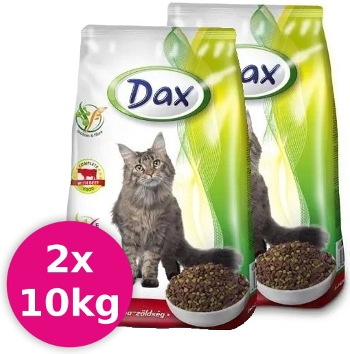 DAX Cat hovädzie zelenina 2 x 10 kg