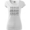 Algebra dance - Dámske tričko Pure - M ( Biela )