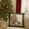 EVENIT Vianočná žinilková obliečka Chenille 4117 Bavlna/Acryl/Pes 45x45 cm