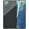 Techsuit Carbonite FiberShell ochranný obal pre Samsung Galaxy Note 20 4G / Note 20 5G – tmavosivý