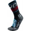 Pánske ponožky UYN TREKKING ONE MERINO - čierna / modrá / červená 39/41