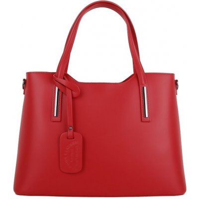 talianske kožené kabelky luxusné na rameno Carina červené od 83 € -  Heureka.sk