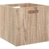 5five Simply Smart Pojemnik drewniany 31x31 cm Natural