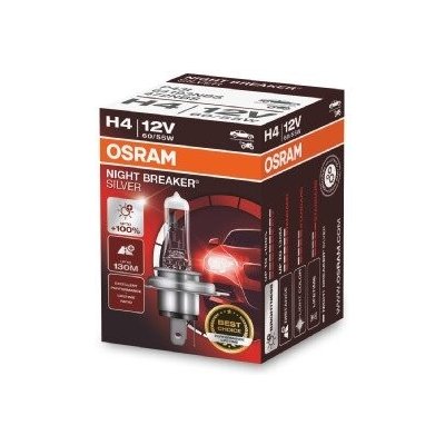Osram Night Breaker Silver H4 P43T 12V 6055W EAN: 4052899992603