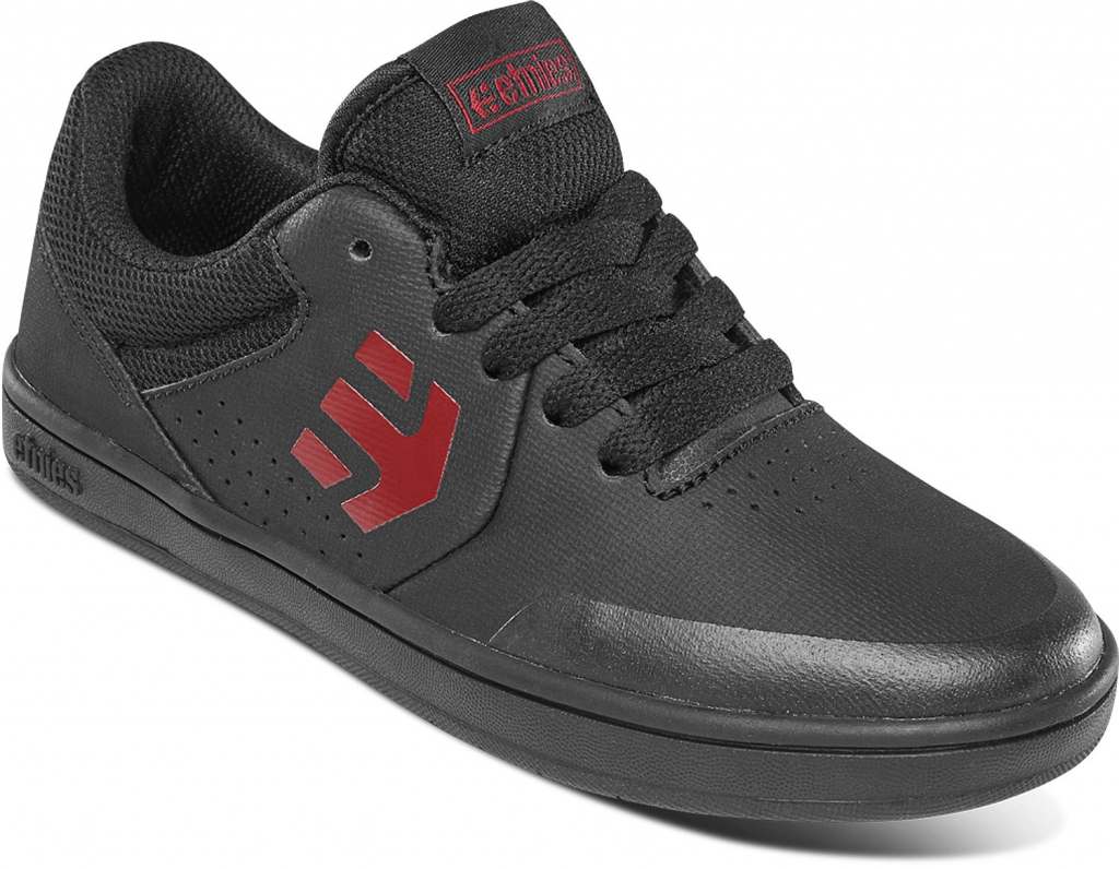 Etnies Marana BLACK/RED/BLACK detské topánky