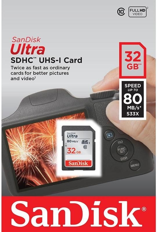 SanDisk SDHC 32GB UHS-I U1 SDSDUNC-032G-GN6IN