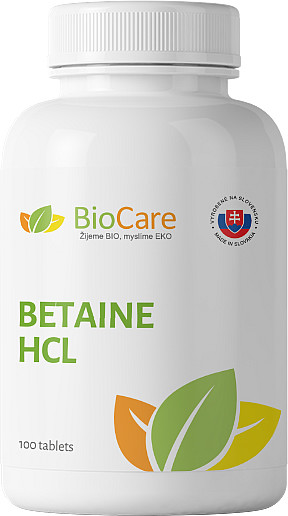 BioCare Betaine HCL 100 tabliet