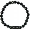 Glosery korálkový náramok s kvádrom Mama, howlite / lesklý - matný čierny achát, tigrie oko 6-8mm Obvod zápästia: iné - uveďte do poznámky (ako zadávate os.údaje), Typ korálok / veľkosť: čierny matný