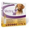 Vectra 3D dog XS 1,5 - 4 kg 3 pipety