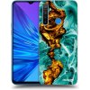 Picasee silikónový čierny obal pre Realme 5 - Goldsky