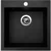 Sinks Viva 455 Granitový drez bez odkvapkávača, 45,5x46cm, čierny, SIGVI45546030