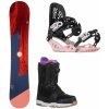GRAVITY SET Snowboardové boty Sage Atop Heel Lock black/purple + snowboard Head Pride 2.0 + viazanie G2 Lady Black/Pink