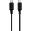 Gembird CC-USB2-CMCM100-1.5M USB-C (M) na USB-C (M), 100W, PD, 1,5m, černý