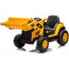 Beneo Licencovaný elektrický Báger Caterpillar so svahovacou lyžicou, Jednomiestny, žltý, USB vstupom na MP3 Prehrávači, Zadným pohonom s 2 x 30W Motormi a Lítiovou batériou