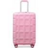 KONO kabínová batožina s TSA zámkom - ružová - 39L