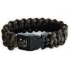 WARAGOD Paracord náramok s plastovým klipom Corna, camo green