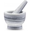 ZELLER Mramorový hmoždíř a tĺčik, sivý, priemer 12 cm