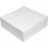 Wimex Krabica na tortu VLNITÁ LEPENKA 220x220x90 mm / bal. 50 ks