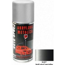 Auto-K akrylová metalíza sprej 200 ml 9157 šedá steel metalíza