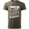 1982 v kocke - Klasické pánske tričko vyššej gramáže - M ( Army )
