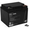 Green Cell AGM VRLA 12V 44Ah maintenance-free battery for mower, scooter, boat, wheelchair